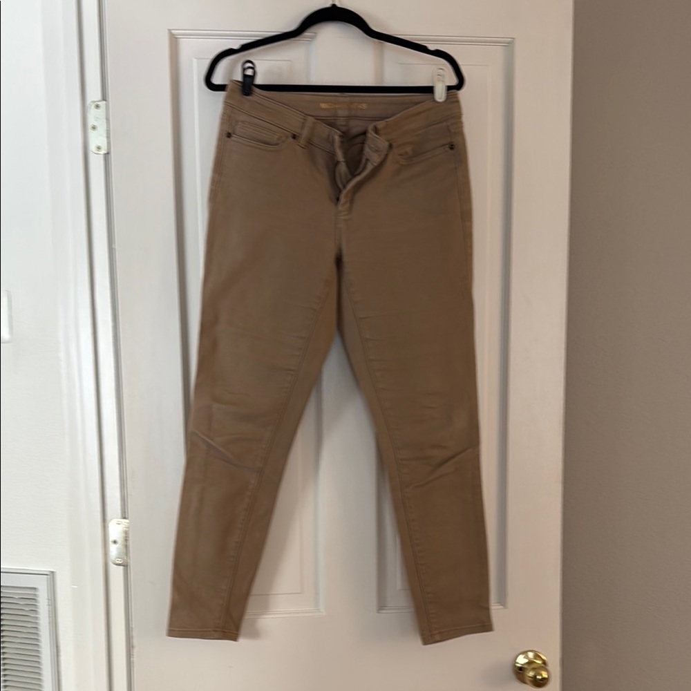 Michael Kors Tan Skinny Jeans